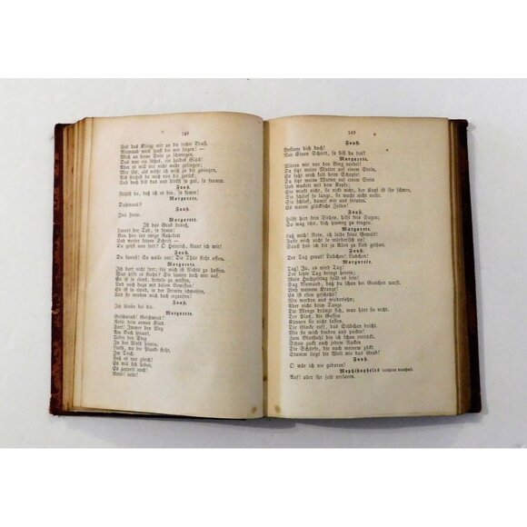 Goethes Werke 1868 German Text Embossed Hardback Book - Picture 7 of 11